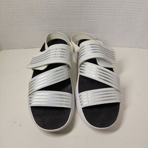 Drew Sutton White Strap Sandals sz 8.5